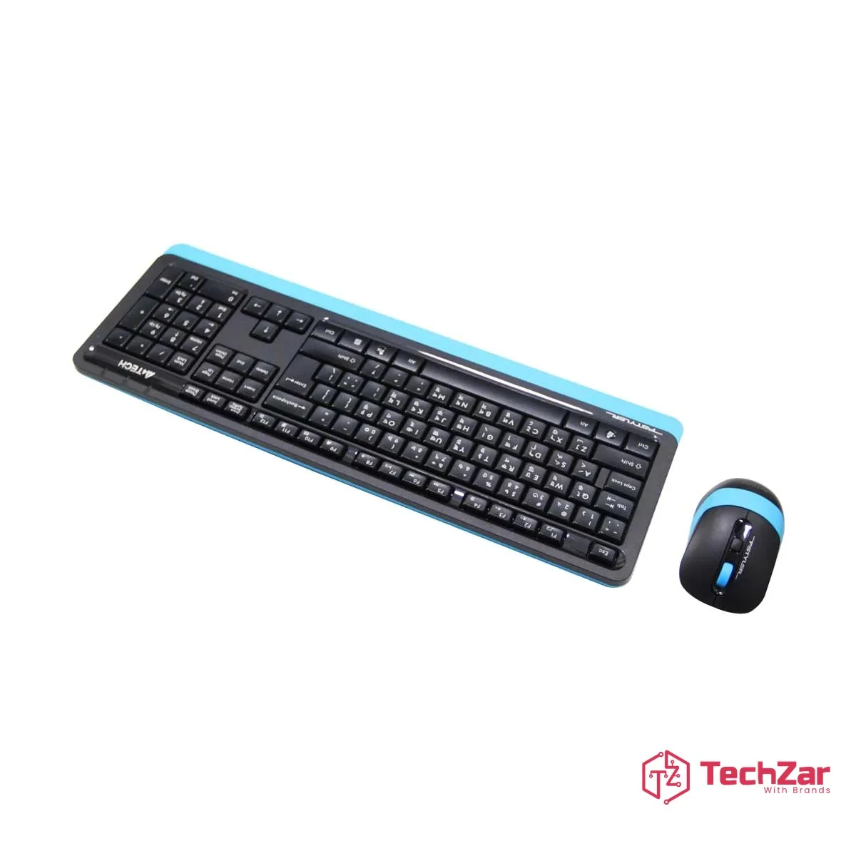 A4 Tech FG1010 Black-Blue Wireless Keyboard & Mouse Combo with Bangla